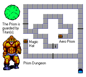 Aero Prism Dungeon map