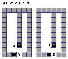 Air Castle Dungeon sub level 2 map