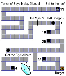Tower of Baya Malay level 5 map