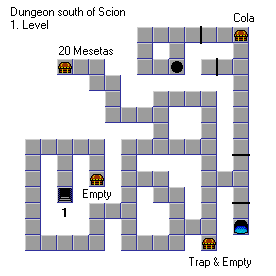 Iala Cave level 1 map