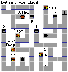 Lost Island Tower level 3 map
