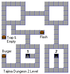 Tajima Cave level 2 map