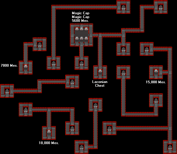 Map of Skure Spaceport Basement 2