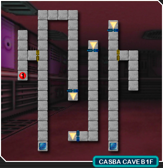 Casba Pass basement 1 map
