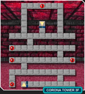 Corona Tower floor 3 map
