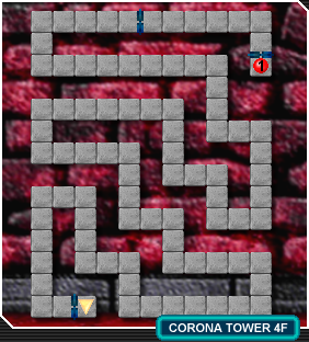 Corona Tower floor 4 map