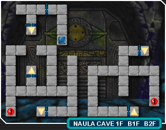 Naula Cave 1F B1 B2 map