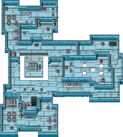 Map of Blue Dam floor 4