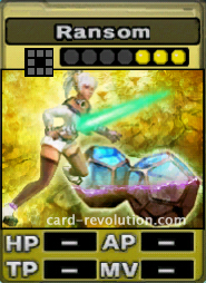 The Ransom CARD costs 3 attack points to set.