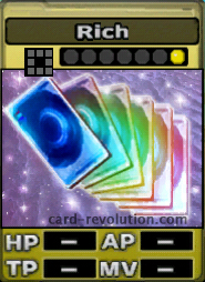 The Rich CARD costs 1 attack point to set.